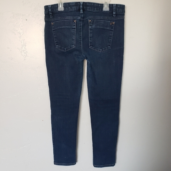 Joe's Jeans Dark Wash Denim 28" Waist Skinny Crop - Picture 5 of 8